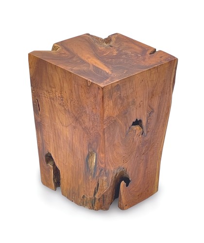 Eckige holz lampe - holz,
