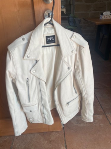 Biker leder jacke zara - biker,