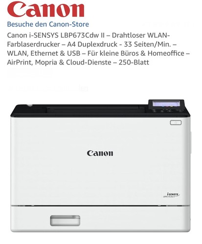 Canon sensys lbp673cdw ii - i-sensys,
