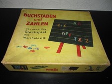 DDR Spielzeug - Prefo Buchstaben Lern Steckspiel 70iger