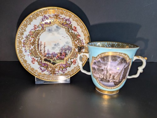 Musealer meissen becher - meissen, +