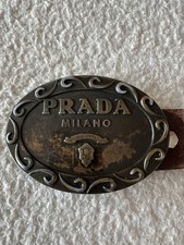 PRADA Wildledergürtel