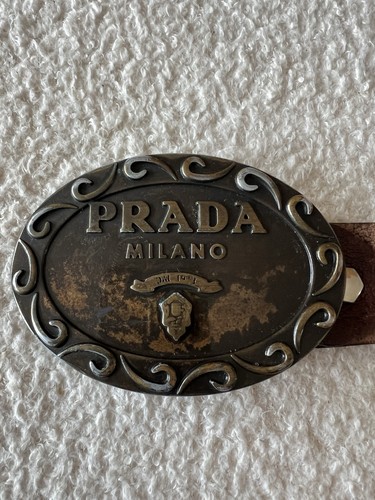 Prada wildledergürtel - prada,