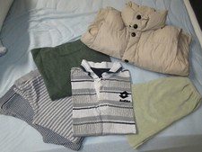 Kleiderpaket Jungen gr.116 ,5 tlg.Ärmellose Weste,Shirts,Lange Unterhosen