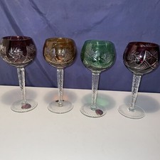 4 RÖMER Weinglas Bleikristall