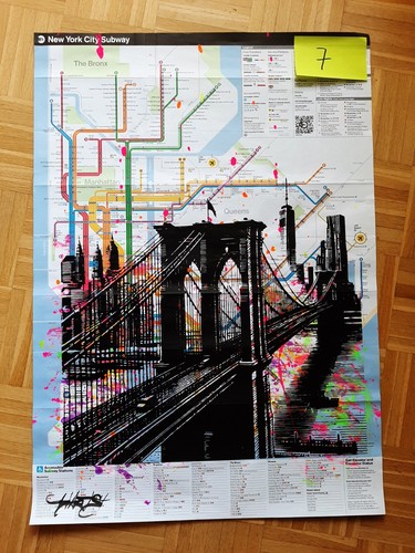 Art subway map brooklyn - on,