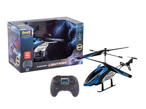 Helicopter lightning blau - helicopter,