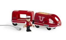 Holzeisenbahn Lok Roter