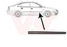 VAN WEZEL Zierleiste für die Tür Vorne Rechts Leiste für VW PASSAT Variant (3B6)