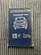 Betriebsanleitung Trabant 601