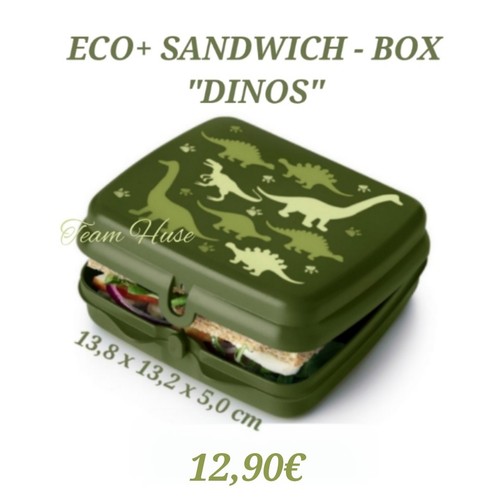 Tupperware sandwichbox dinos - tupperware,
