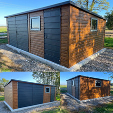 Blechgarage 5x3m Stahlgarage