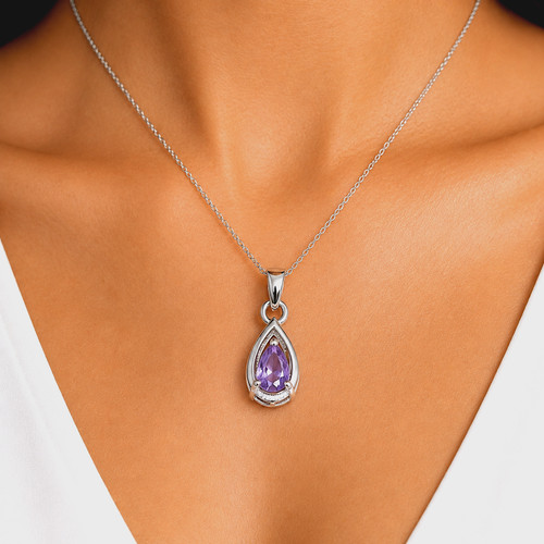 Natürlicher amethyst - natürlicher,