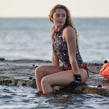 Zone3 Damen/Ladies OWS Renew hochgeschlossenes Badekostüm - Größe 28 - grau, orange