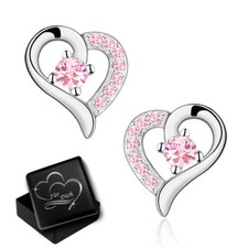 Herz Ohrringe echt 925er