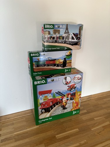 Brio set holzeisenbahn - set,