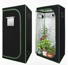 Grow Box Gewächshaus Zelt Zuchtzelt Growschrank Growzelt Zuchtschrank 1mx1mx2m