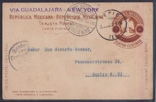 75934) MEXICO Ganzsache 1902 nach Berlin