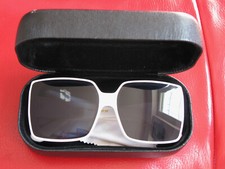 YSL Yves Saint Laurent Sonnenbrille oversized Weiß UV 5 Alpinaweiß Brille XXL