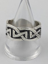 Silberring Bandring Keltischer Knoten 0,925 Sterlingsilber Gr. 64