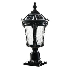 Solar Sockelleuchte schwarz