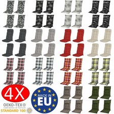 4er Set Sitzkissen Auflage