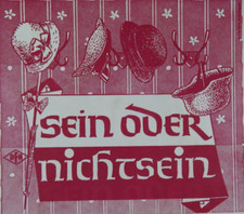 Einladung zur Uraufführung "Sein oder Nichtsein" 1960 (118632)