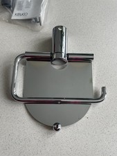 NEU! Keuco Toilettenpapierhalter Chrome mit Deckel Öffnung links NP 89,90