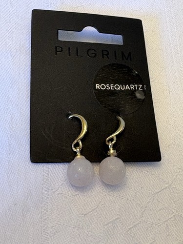 Pilgrim ohrringe rosequartz - pilgrim,