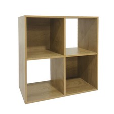 Regal Thekla 6060 Standregal Bücherregal Raumteiler 4 Regalfächer HTI-Line