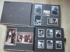 2 Fotoalben Familie 30er Jahre Reisen Militär WH Kinder Mode Vintage PKW M10