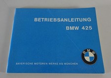 Betriebsanleitung BMW Industriemotor 425 2-Zylinder-Boxermotor Stand 07/1960