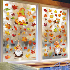 hanksgiving Herbstdeko Fenster