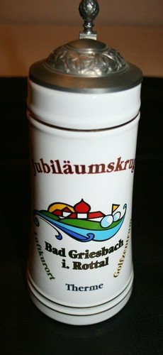 Rastal bierkrug mit zinndeckel - rastal,