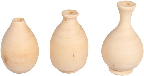 Holz vasen deko natur - holz, natur,