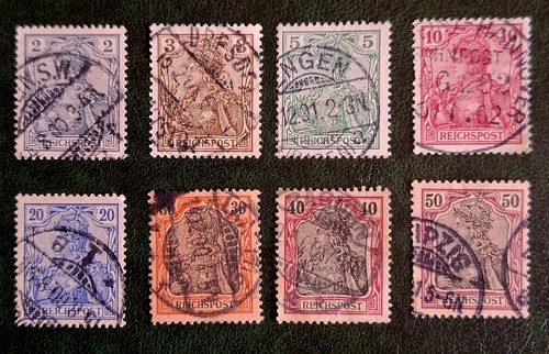 Germania ausgabe reichspost - -,