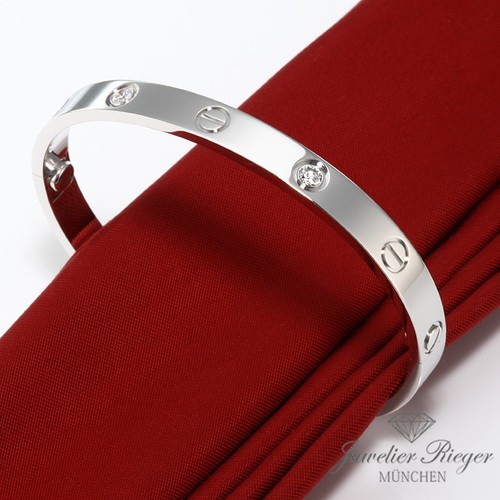 Cartier armreif love - cartier, weissgold