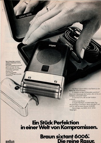 Original werbung der - original, 70er