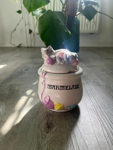Marmeladenglas aus keramik - marmeladenglas,