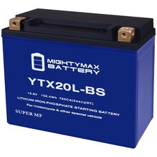 Mighty Max YTX20L-BS Lithium