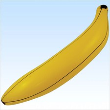 80cm lange aufblasbare Banane