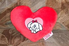 Nici Kuscheltier Kissen Hund Malteser Loulou Herz NEU (ohne Etikett)! 15 cm