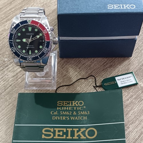 Seiko divers pepsi kinetic - seiko,