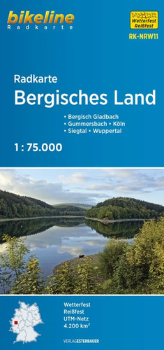 Radkarte bergisches land - radkarte,