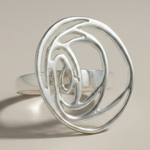 Sterling silber spirale kreis - spirale,
