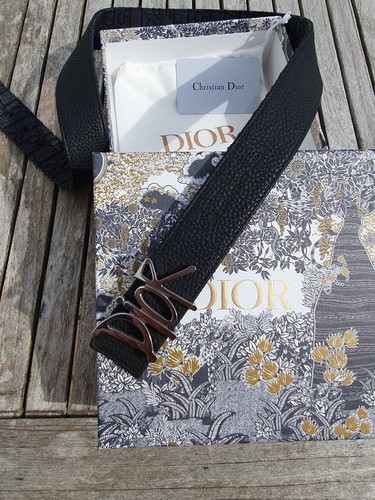 Dior gürtel schwarz 95cm - schwarz,