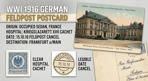 Wwi 1916 german - german, feldpost