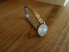 Dugena Damen Armbanduhr Retro Vintage Handaufzug 17 Jewels antichoc vergoldet