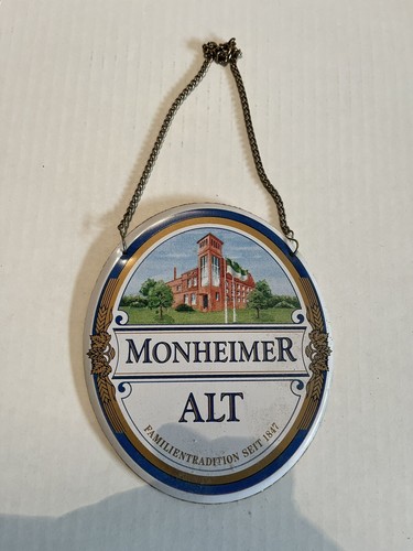Monheimer alt zapfhahnschild - monheimer,