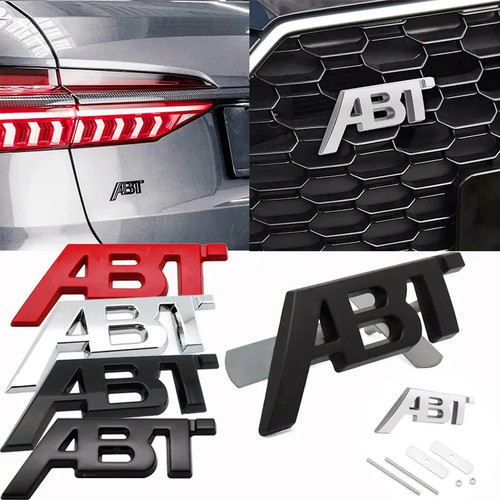 Abt metall emblem - abt,